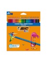 BIC Colorela Lápiz de Colores 12 Unidades Multicolor para Niños y Adultos