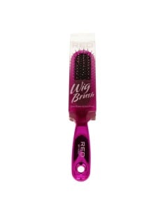 RED KISS Cepillo Antiestático para Pelucas Pequeño, Diseño Compacto para Cuidado de Pelucas y Extensiones
