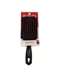RED KISS Cepillo Resenredante Cuadrado para Cabello, Diseño Ergonómico y Cerdas Suaves