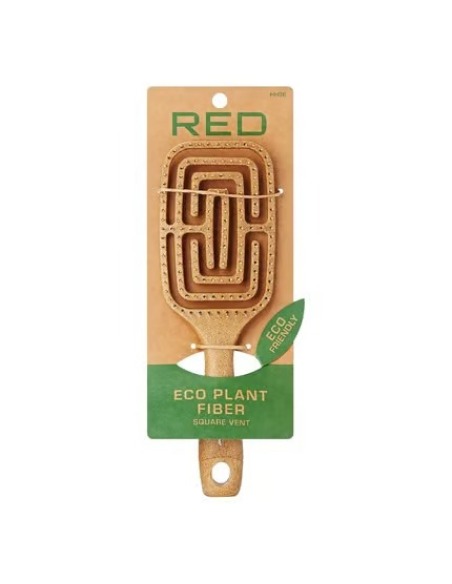 RED KISS Cepillo Ecológico Ventilado Profesional Cuadrado para Cabello