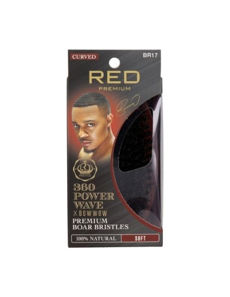 RED KISS Power Wave Boar Brush Soft Cepillo para Cabello con Cerdas de Jabalí Suaves