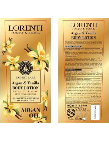 Lorenti Cosmetics Body Lotion 400 Ml Vanilla