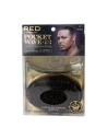 RED KISS Pocket Wave Boar Brush Medium Cepillo para Cabello con Cerdas de Jabalí Mediano
