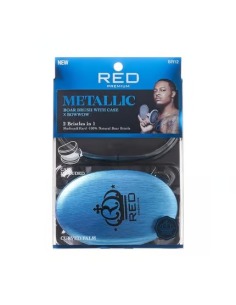 RED KISS Pocket Mixed Boar Brush Blue Cepillo de Cerdas Mixtas Naturales y Nylon para Cabello