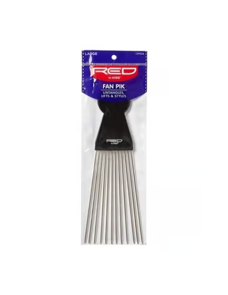 RED KISS Professional Fan Pik Large Peineta para Cabello Grande