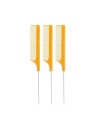 RED KISS Pin Tail Comb Bone - Peine de Cola Fina en Hueso para Estilismo Profesional