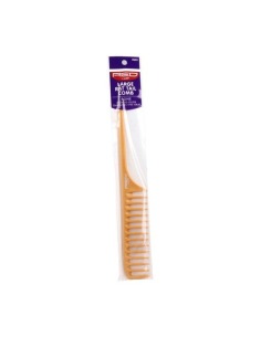RED KISS Large Rat Tail Comb Bone - Peine de Cola de Rata Grande en Color Hueso para Estilismo Profesional