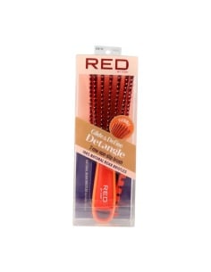 RED KISS Ez Glide Detangling Brush Boar Cepillo Naranja para Cabello Largo y Enredado