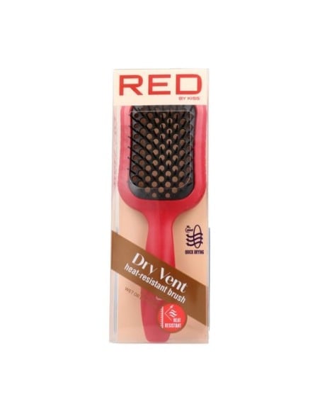 RED KISS Dry Vent Brush Cepillo para Secado Rápido y Desenredado, Diseño Ergonómico con Ventilación