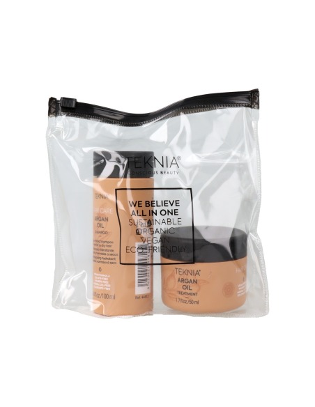 Lakme Teknia Argan Oil Travel Pack 3x75 Ml Pack de Viaje Hidratante para Cabello Normal y Seco