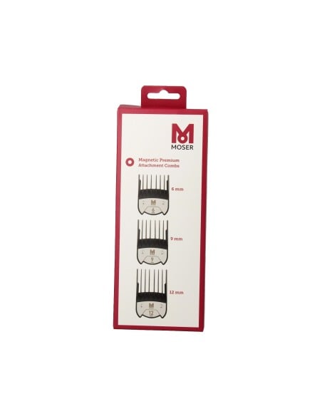 WAHL MOSER Pack Peines Magnéticos 6 Unidades para Máquinas de Corte de Pelo