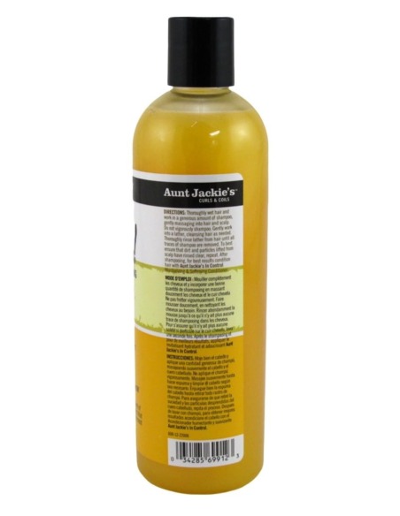 AUNT JACKIE'S Oh So Clean Shampoo Hidratante 12 Oz / 355 ml para Cabello Seco y Rizado