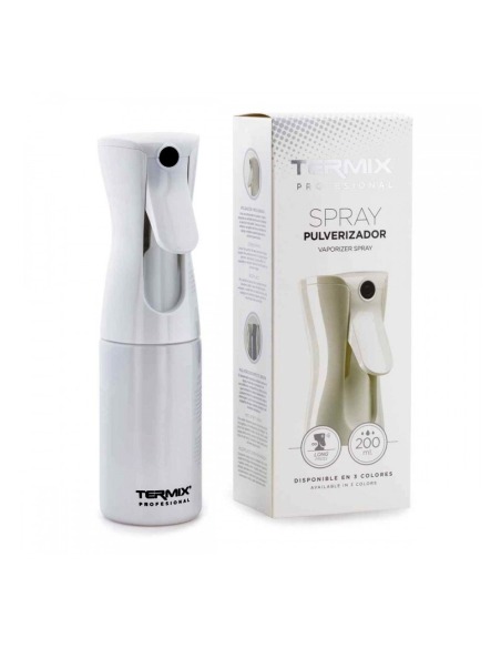 TERMIX Botella Spray Pulverizadora Blanca 200 ml para Peluquería y Estética