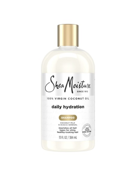 SHEA MOISTURE Virgin Coconut Oil Hydration Shampoo 384 ml - Champú Hidratante con Aceite de Coco Virgen para Cabello Seco