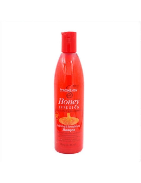 BiOCARE Strongends Honey Infusion Champú 355 ml - Tratamiento Fortalecedor para Cabello con Infusión de Miel