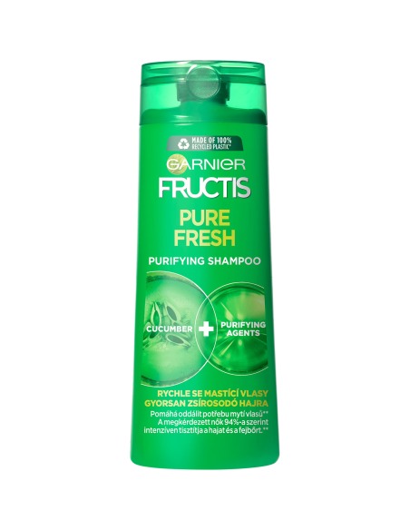 Garnier Fructis Pure Fresh Strengthening Shampoo Cabello Graso 250 Ml