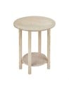 Mueblear Mesa Camilla Gazte - Mesa Redonda de Madera de Pino 45 Cm