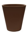 Wellhome Macetero Decorativo de Polietileno Por Rotomoldeo Color Bronce 50x50 Cm