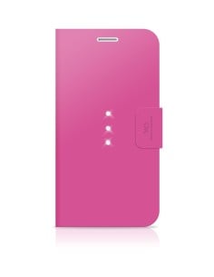 funda folio crystal wallet rosa samsung galaxy s6 white diamonds WDFM006 kiwiku.com
