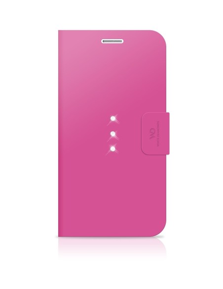 funda folio crystal wallet rosa samsung galaxy s6 white diamonds WDFM006 kiwiku.com