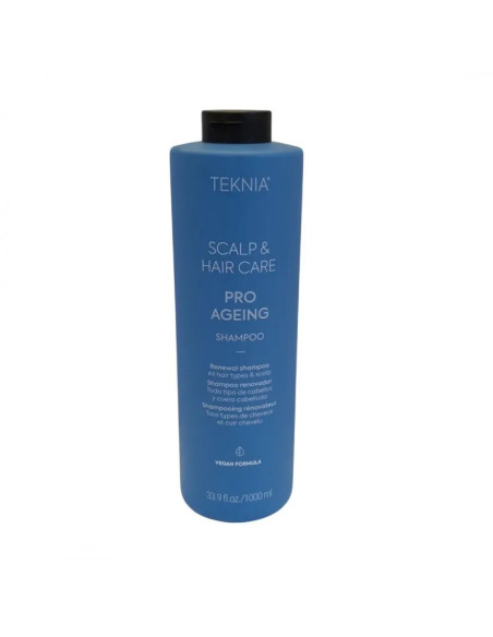 Lakme Tkn Proageing Shampoo 1000 Ml Fórmula Sin Sulfatos para Cabello Revitalizado