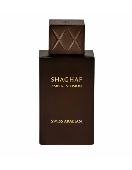 Swiss Arabian Shaghaf Amber Infusion Eau de Parfum 75 Ml Unisex Fragancia Ámbar Gourmand