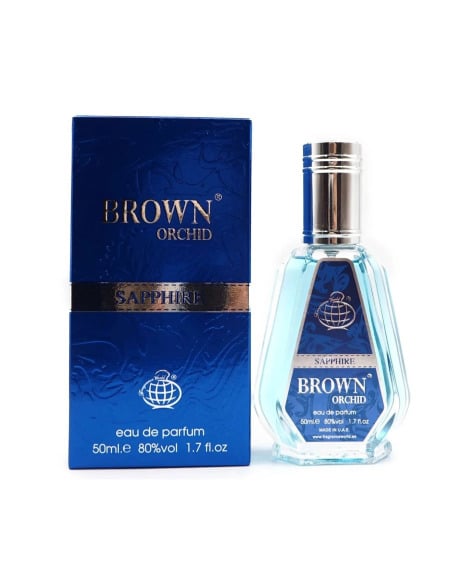 Fragrance World Brown Orchid Sapphire Eau de Parfum 50 Ml Unisex