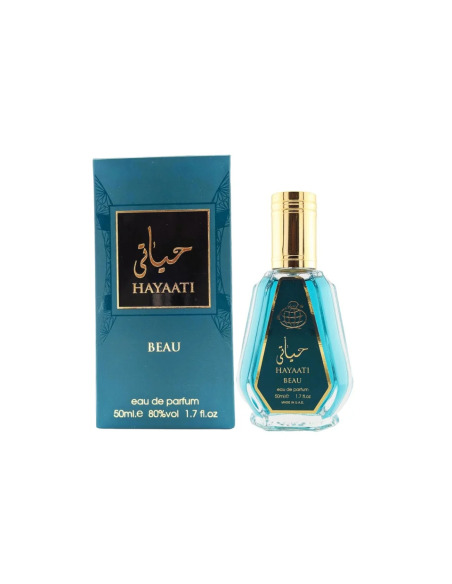 Fragrance World Hayaati Beau Eau de Parfum For Men 50 Ml - Fragancia Masculina Fresca y Amaderada