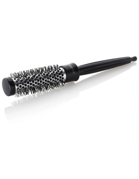 XANITALIA PRO Cepillo Térmico Alpha Therm 22mm Negro para Peinado y Volumen