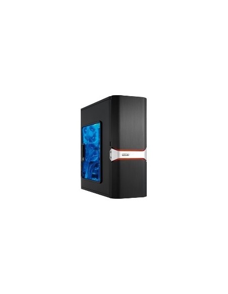 Caja ordenador semitorre atx gigabyte sumo 4112  2 usb 4 bahias negro SUMO4112 kiwiku.com