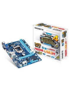 Placa base gigabyte ga-h61ma-d2v, intel/i7, i5, i3, lga 1155, ddr3 hasta 16gb, dvi, usb 3.0, micro a H61M-USB3H kiwiku.com