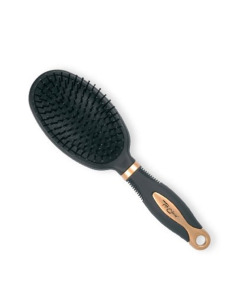 Top Choice Exclusive Wide Gold/black Hairbrush 62094-02 - Cepillo de Pelo Ancho para Cabello Largo y Grueso