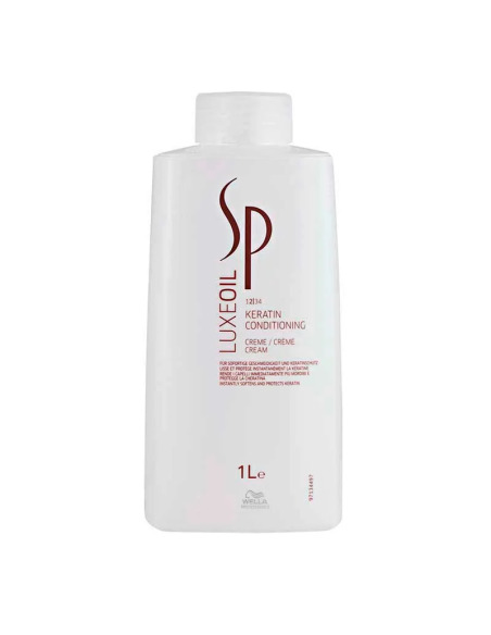 WELLA SP Luxe Oil Keratin Conditioner Cream 1000 ml Acondicionador con Queratina y Aceite de Argán para Cabello Seco y Dañado