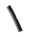 DENMAN D12 Peine de Enganche Negro para Rizos y Cabello Ensortijado, Diseño Ergonómico con Púas Resistentes