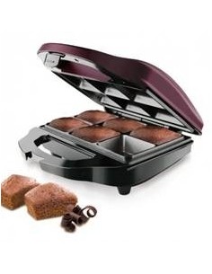 Maquina para hacer brownies taurus brownie  co 700w / 6 cavidades 968367 kiwiku.com