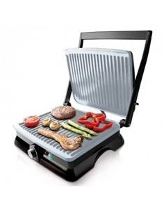 Plancha de asar y grill electrica taurus asteria ceramic / 2000w / plancha doble 968369 kiwiku.com