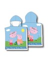 Cerda Toalla de Playa Microfibra Peppa Pig Family - Toalla de Playa Infantil 70x140 Cm