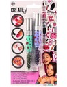 Create It! Nail Art Pen Meisjes - Rotuladores para Uñas Niña Verde Morado - 2 Stuks