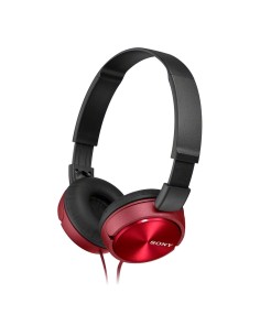 Auricular sony mdrzx310r diadema plegable rojo MDRZX310R.AE kiwiku.com 2