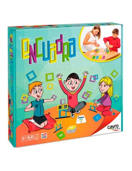 Cayro Juego Encuadra Habilidad +8 Años - Juego de Mesa Multicolor