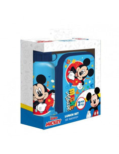 Disney Set Sandwichera 800ml y Cantimplora Aluminio 500ml de Mickey Mouse