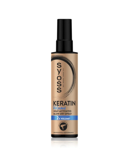 Syoss Keratin & Volume Spray Protector Térmico para Cabello 200ml