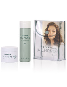 FANOLA No More Kit Travel: Shampoo 100 ml + Mascarilla 50 ml + Estuche Cosmético