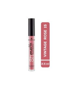 ESSENCE 8H Matte Liquid Lipstick No. 15 Pink Long-Lasting Matte Vegan Waterproof Oil-Free Preservative-Free 2.5 ml