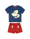 Cerda Pijama Corto Algodón Single Jersey Mickey - Pijama Infantil Algodón Mickey Mouse Azul Marino Talla 3 Años