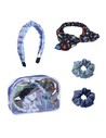 Cerda Set de Belleza Accesorios 4 Piezas Stitch - Espejo y Cepillos de Maquillaje