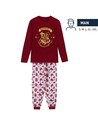 Cerda Pijama Largo Single Jersey Harry Potter - Pijama Hombre Algodon Talla M Rojo