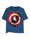 Cerda Capitán América Camiseta Escudo Cómic - Camiseta Hombre 100% Algodón Marino Talla M