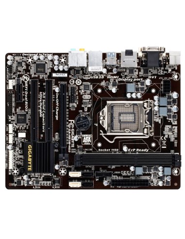 Placa base gigabyte h81m-hd3 h81 intel i7 lga 1150 2ddr3 vga dvi, hdmi, usb 3.0, micro atx H81M-HD3 kiwiku.com