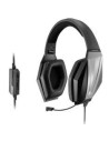 Auriculares gigabyte thunder h3x gaming microfono retractil, 2m, negro